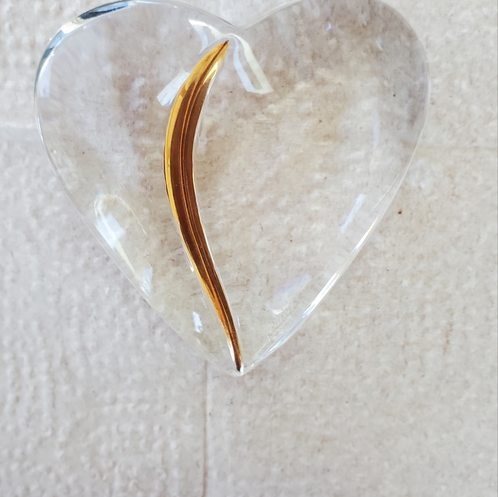 Baccarat Crystal Heart